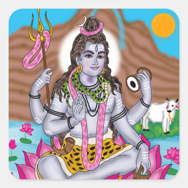Lord Shiva Stickers (Devant)