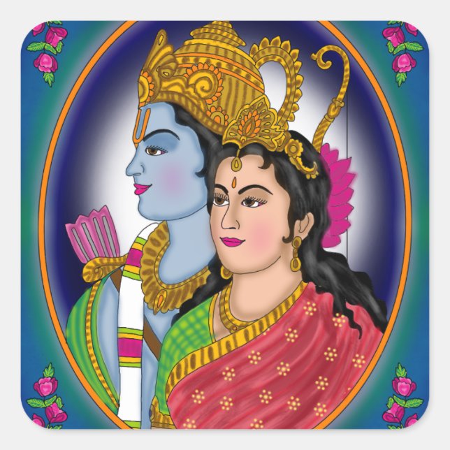 Lord Sitaram Sticker (Devant)