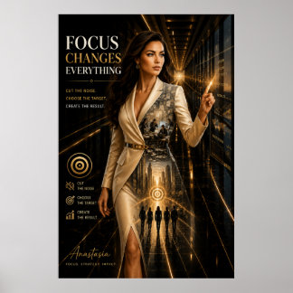 L'orientation change tout – Affiche pour bureau de