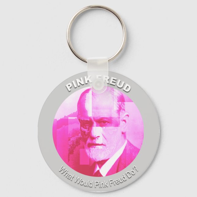 L'original "Que ferait Pink Freud ?" Porte-clés (Recto)