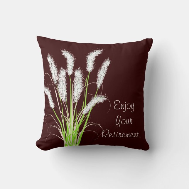 L'Ornamental de coussin de retraite engazonne (Recto)