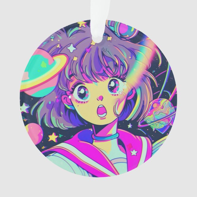 L'ornement de la fille Kawaii Anime (devant)