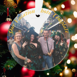 L'ornement de mémoire de vacances personnalisent