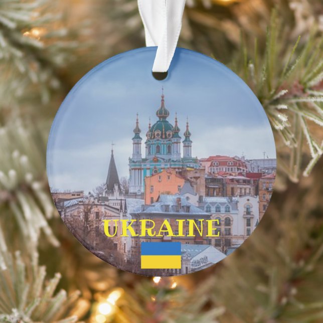 L'ornement de Noël panoramique en Ukraine (Arbre)