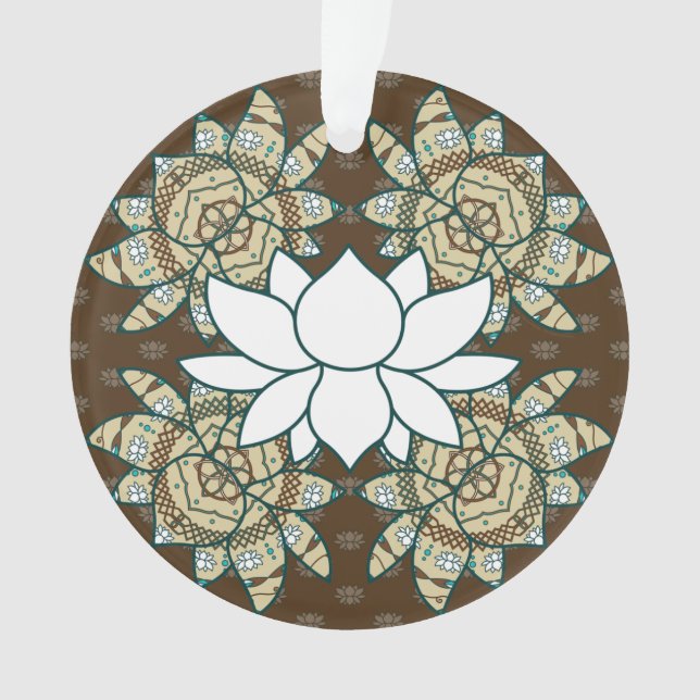 L'ornement en acrylique Lotus (devant)