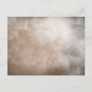 Lorsque la fumée se dissipe Carte postale imprimée