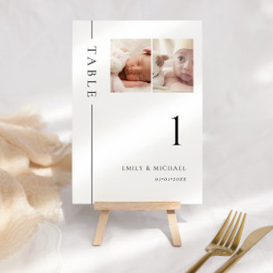 Lorsque Nous Étions Mariage Âge Numéro de la table