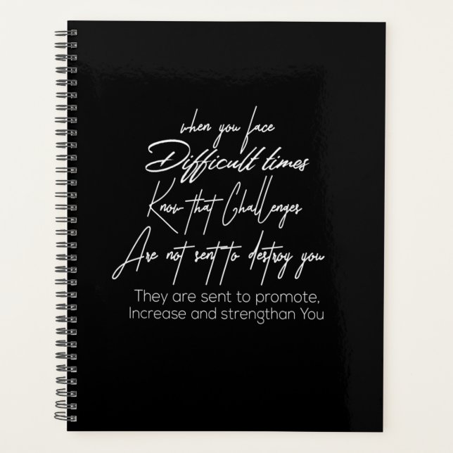 lorsque vous êtes confronté à des moments difficil (Devant)