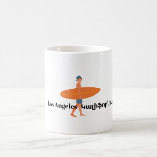 Los AngelesԿ ա լ ի ֆ ր ո  Coffee Mug