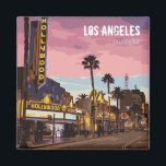 Los Angeles At Night purple club magnet<br><div class="desc">Los Angeles At Night purple club magnet</div>
