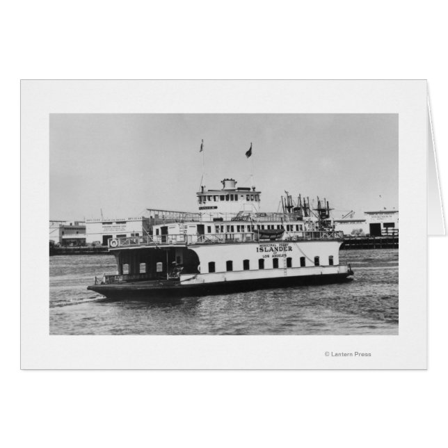 Los Angeles, CA Ferry Islander près de Harbour (Devant horizontal)