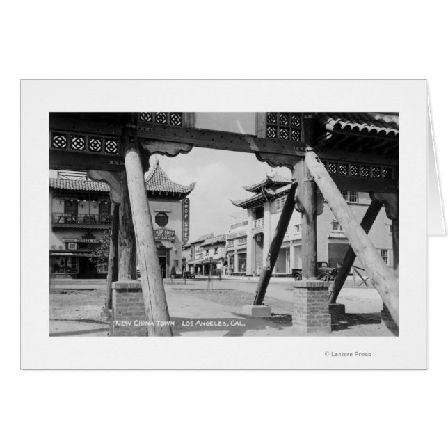 Los Angeles, CA New Chinatown Street Scene (Devant horizontal)