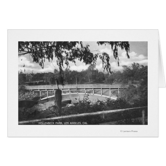 Los Angeles, CA Vue de Hollenbeck Park (Devant horizontal)