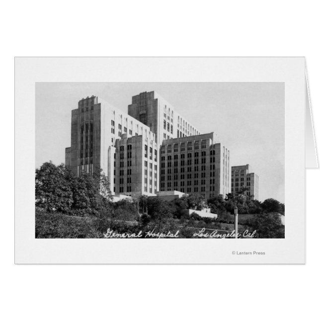 Los Angeles, CA Vue de l'hôpital général (Devant horizontal)