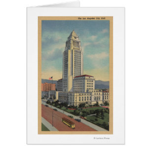 Los Angeles, CAView de ville hôtel et funiculaire