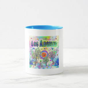 Los Angeles Deep Dream Mug