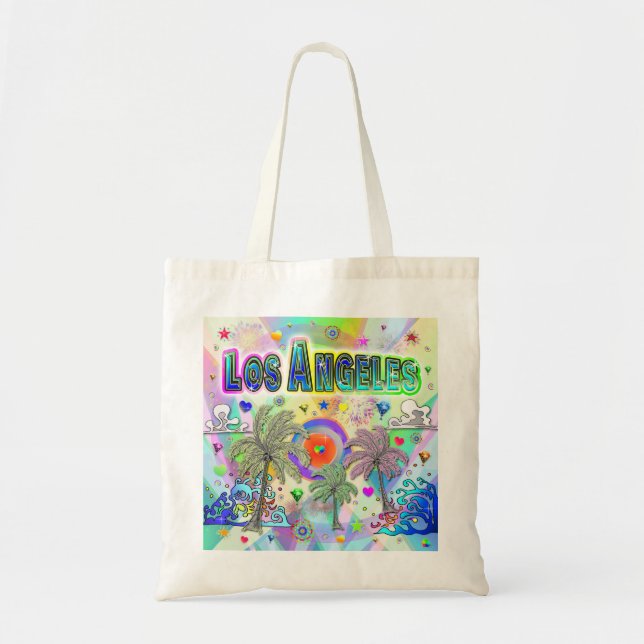 Los Angeles Deep Dream Sac fourre-tout (Devant)