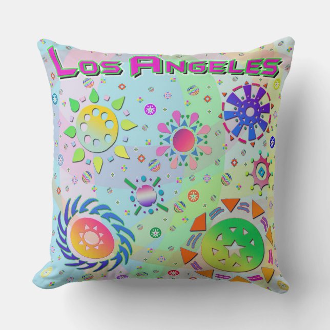 Los Angeles Seven Suns & Energy Coussin (Recto)