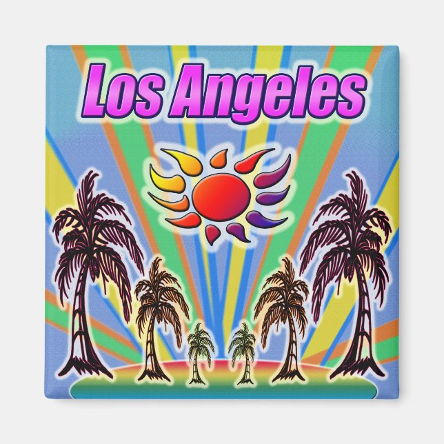 Los Angeles Summer Love Magnet (Devant)