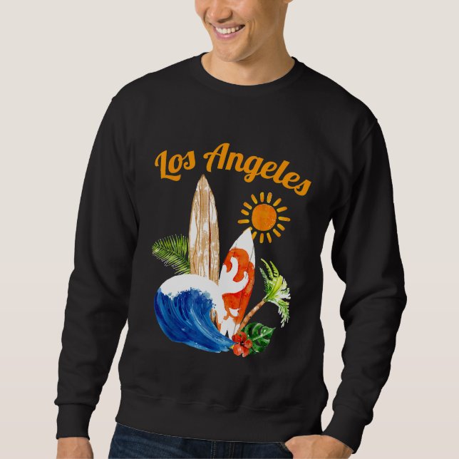 Los Angeles TShirt LA California Surfboards Beach (Devant)