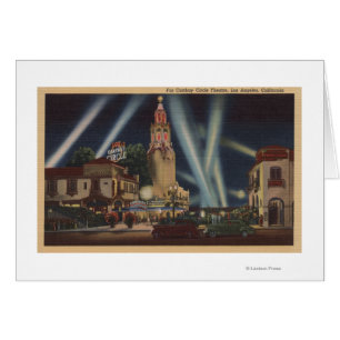 Los Angeles, vue de théâtre de cercle de CAFox
