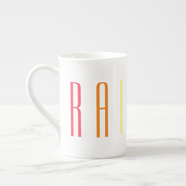 L'os en cuir de la Chine Mug (Gauche)