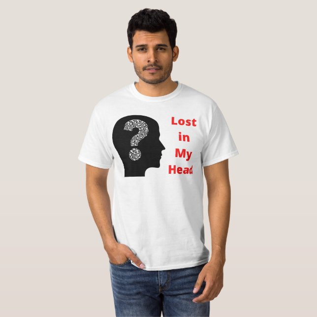 Lost in My Mind Homme's Value T-shirt (Devant entier)