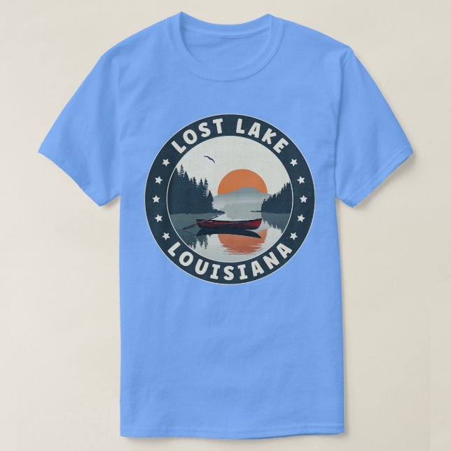 Lost Lake Louisiana Sunset TShirt (Design devant)