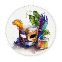 BOISSONS FESTIVES MARDI GRAS AUX COULEURS CLAIRES