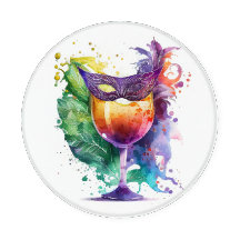 BOISSONS FESTIVES MARDI GRAS AUX COULEURS CLAIRES