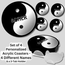 Changer tous les noms, Yin Yang Black White Set 4 