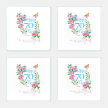 Rubans Rose Rose 70ème Anniversaire