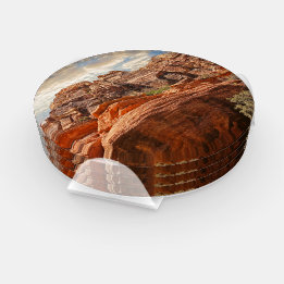 Lot De Dessous-de-verres Scène de montagne du sud-ouest