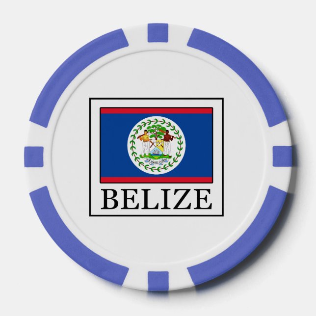 Lot De Jeton De Poker Belize (Recto)