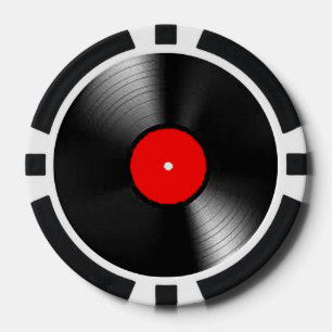 Lot De Jeton De Poker Cadeaux et produits "Vinyl Record"