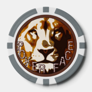 Lot De Jeton De Poker Chip de poker en tête de lion