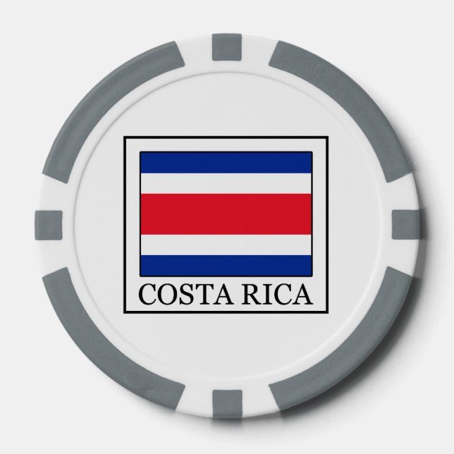Lot De Jeton De Poker Costa Rica (Recto)