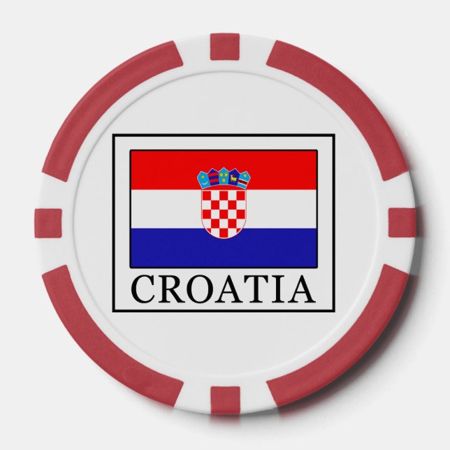Lot De Jeton De Poker Croatie (Recto)