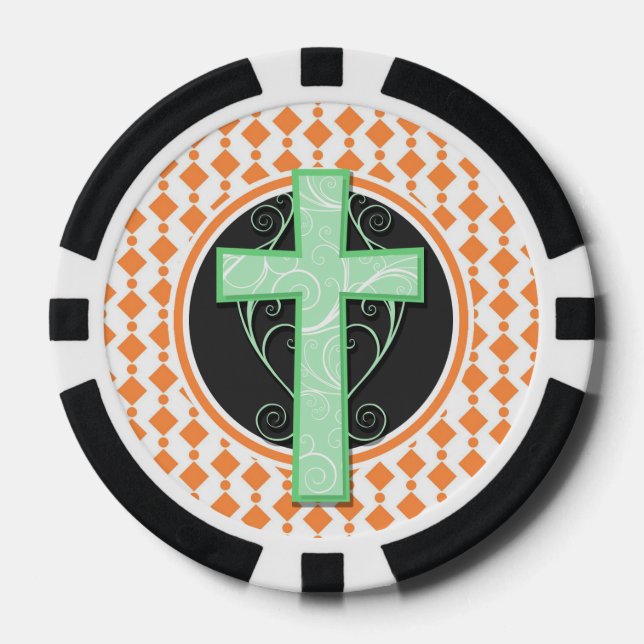 Lot De Jeton De Poker croix verte.png (Recto)