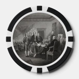 Lot De Jeton De Poker Déclaration d'indépendance