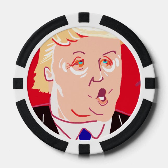 Lot De Jeton De Poker Donald Trump (Recto)