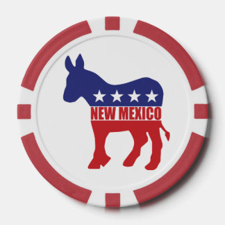 Lot De Jeton De Poker Donkey démocrate du Nouveau-Mexique