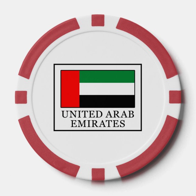 Lot De Jeton De Poker Émirats arabes unis (Recto)