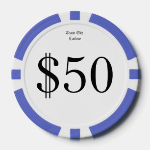 Lot De Jeton De Poker Équipe six (argent drôle de casino) pièce de