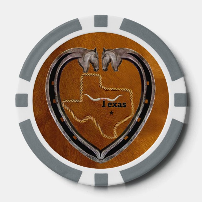 Lot De Jeton De Poker Fierté du Texas (Recto)