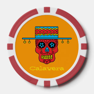 Lot De Jeton De Poker Gaucho Sugar Crâne