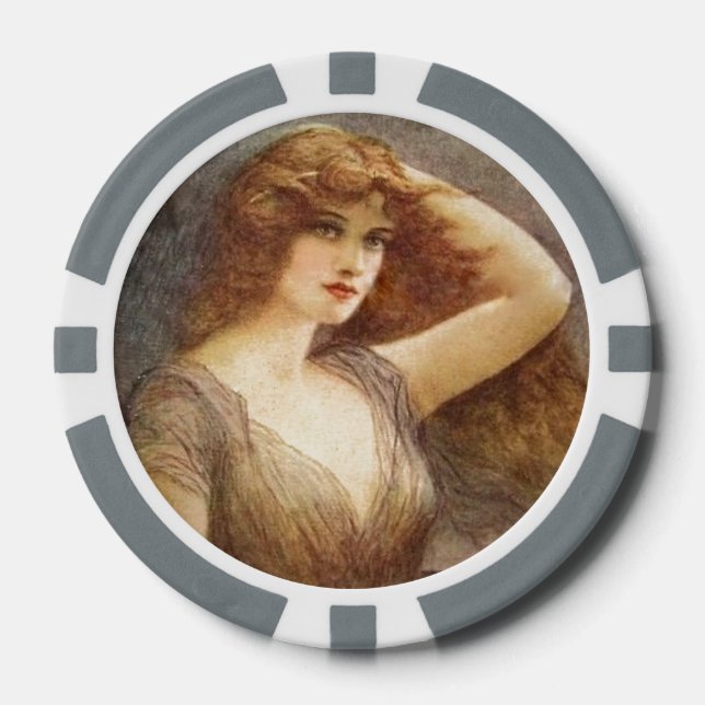 Lot De Jeton De Poker Ginger vintage (Recto)