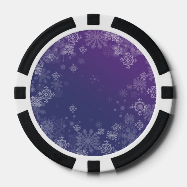 Lot De Jeton De Poker Givré (Recto)