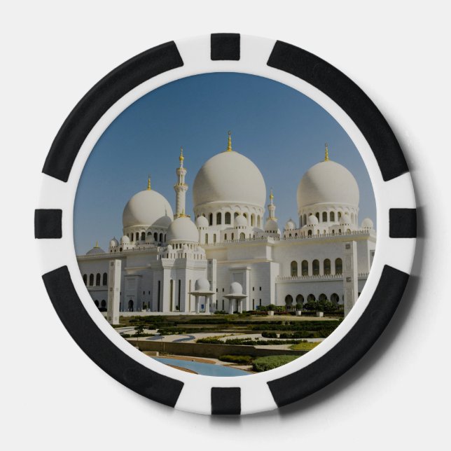 Lot De Jeton De Poker Grande Mosquée Sheikh Zayed, Abu Dhabi (Recto)