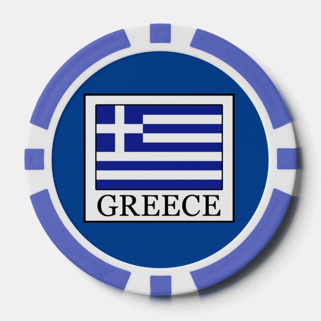 Lot De Jeton De Poker Grèce (Recto)